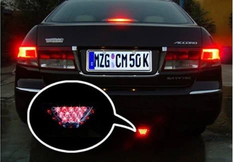 12-LED Red Light Rear Tail Warning Brake Light for DC 12V Cars - Image 8