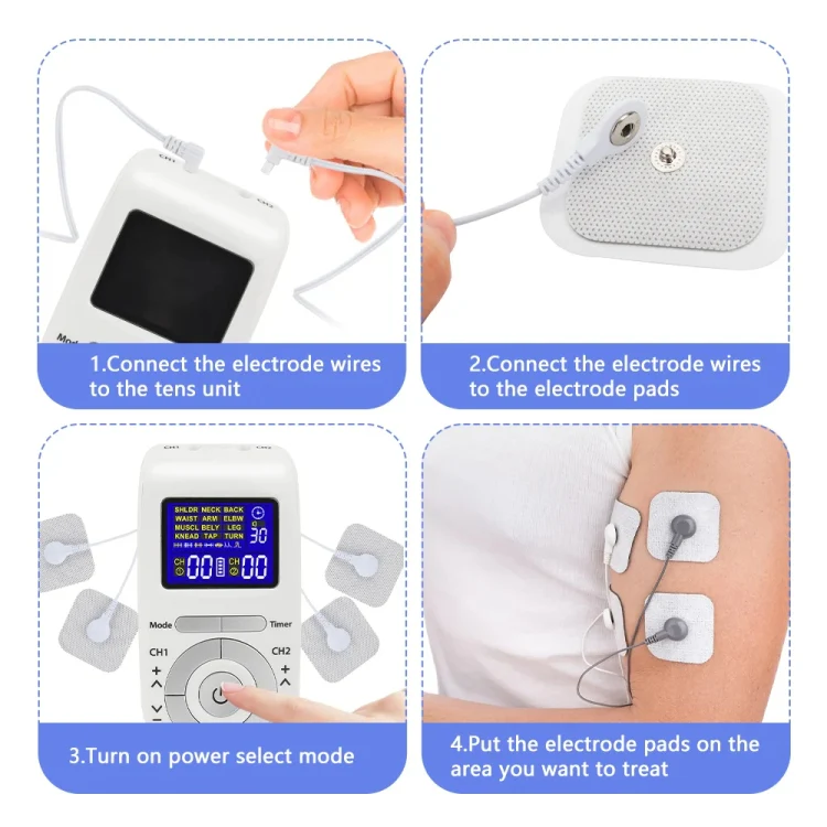 12 Modes TENS Machine Low Frequency Pulse Physiotherapy Device for Pain Relief  HH-8812 - Image 7