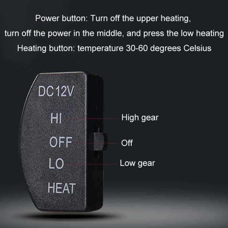 12V Car Winter Electric Heating Short Plush Seat Cushion, Color: Beige - Image 8