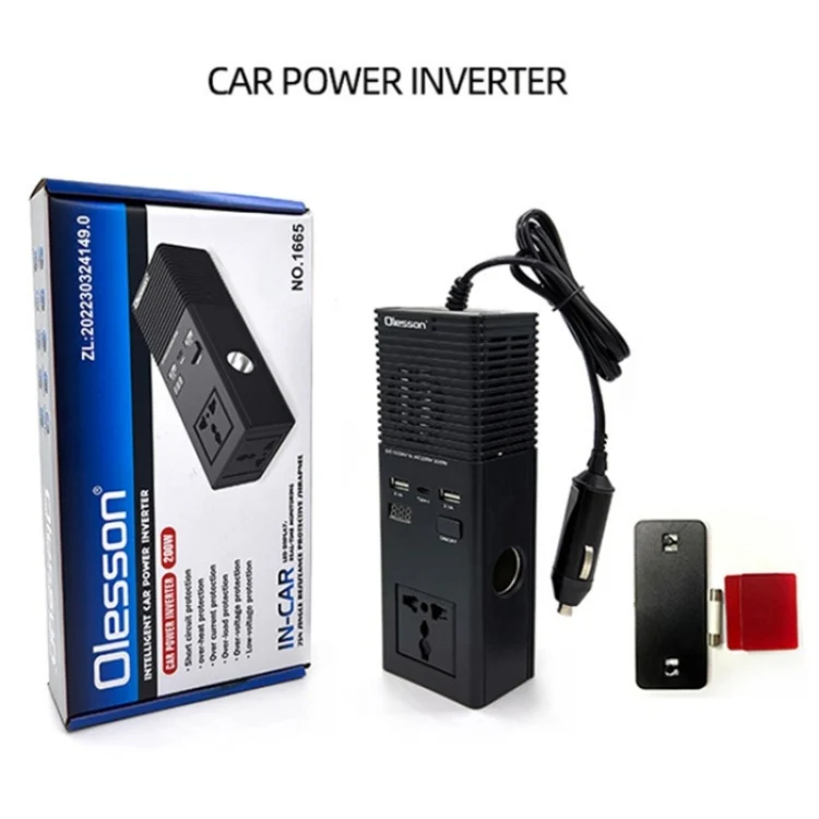 12V to 220V Car Power Inverter 200W Power Socket Car Cigarette Lighter Charger - Image 7