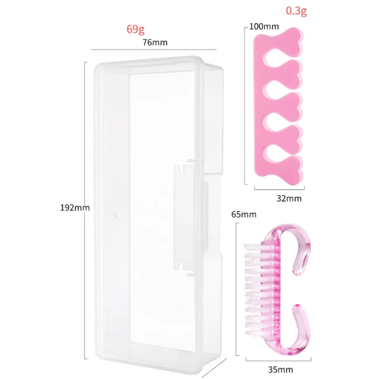 13 In 1 FABIYAN Color Titanium Nail Art Tool Set Dead Skin Shears Steel Push Nail File Pliers - Image 6