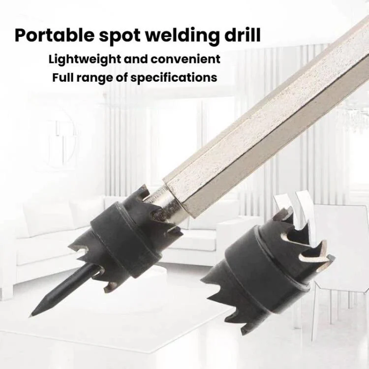 13pcs / set High Speed Steel Spot Welding Drill Bit Hex Shank Anchor Point Repair Drill Bit - Image 2