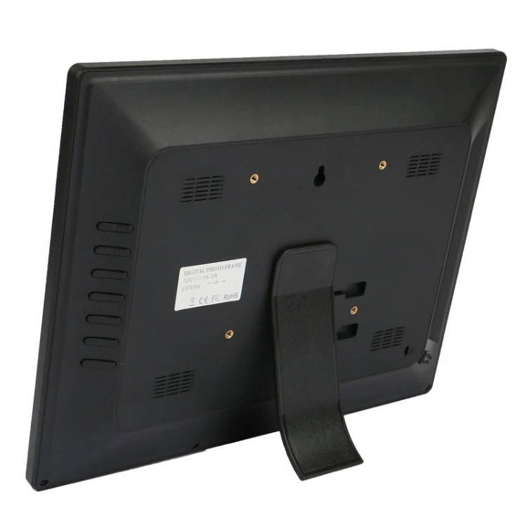 14 inch LED Display Multi-media Digital Photo Frame with Holder & Music & Movie Player, Support USB / SD / MS / MMC Card Input(Black) - Image 4