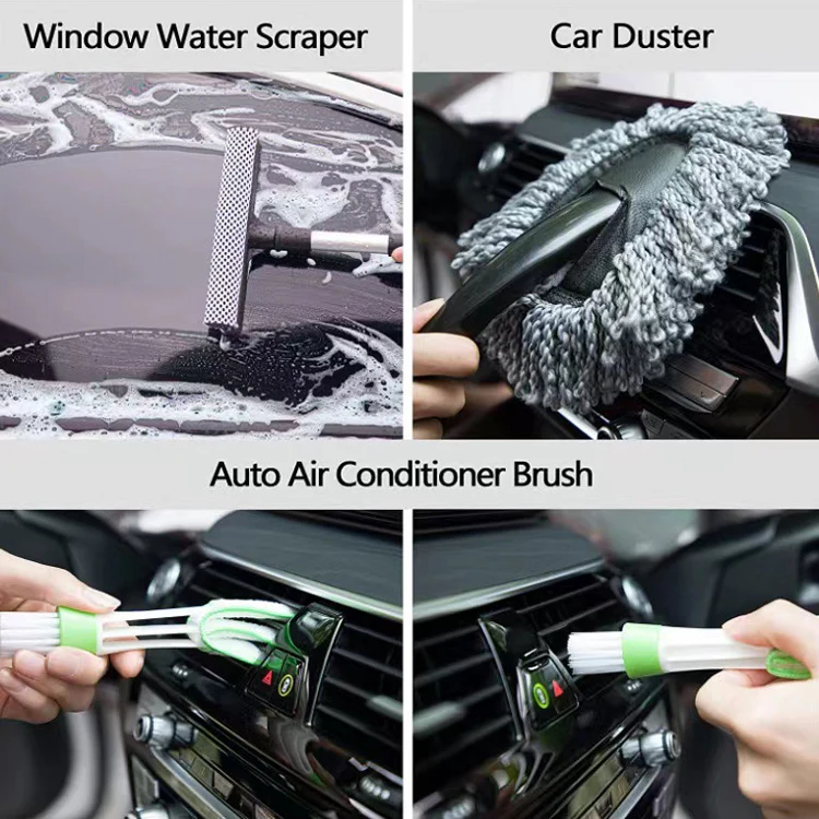 14 PCS / Set Car Wash Gloves Double-Sided Wiper Towel - Image 5