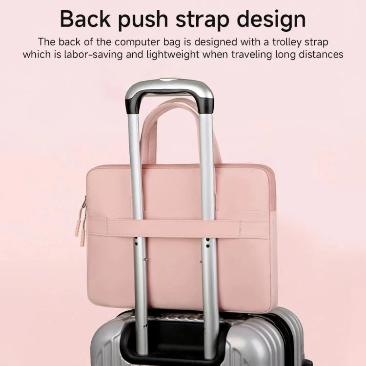 15-15.6inch Universal Laptop Bag Briefcase Multifunctional Shockproof Computer Bag, Color: Black - Image 6
