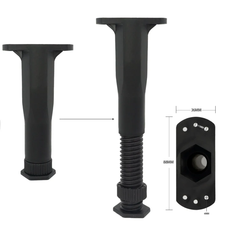 15-28cm Adjustable Underbed Beam Support Holder Retractable Furniture Booster Bracket - Image 3