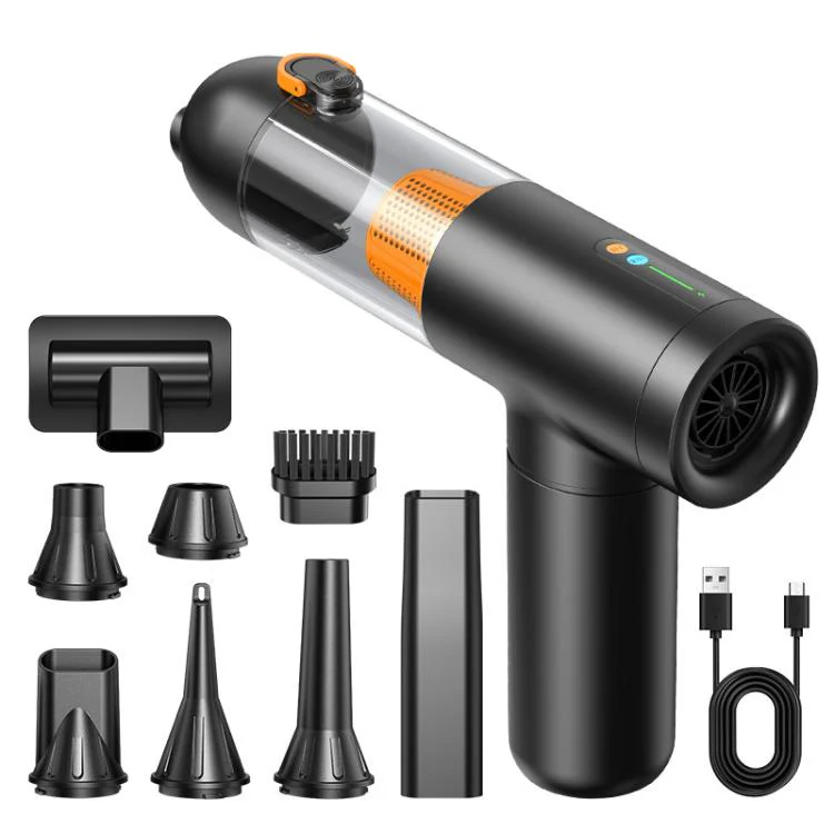 15000pa Compact Handheld Car 4 In 1 Vacuum Cleaner High-Power Dual-Function Vacuum And Blower(Black)