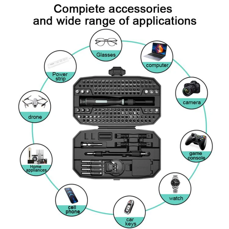 152 in 1 Precision Screwdriver Tool Kit(Black) - Image 11