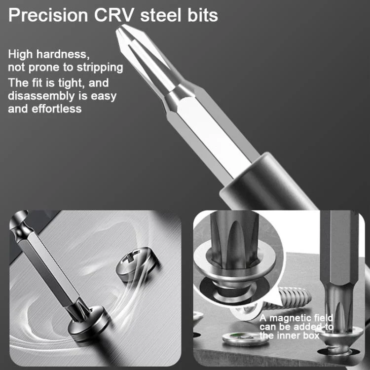 152 in 1 Precision Screwdriver Tool Kit(Black Blue) - Image 7