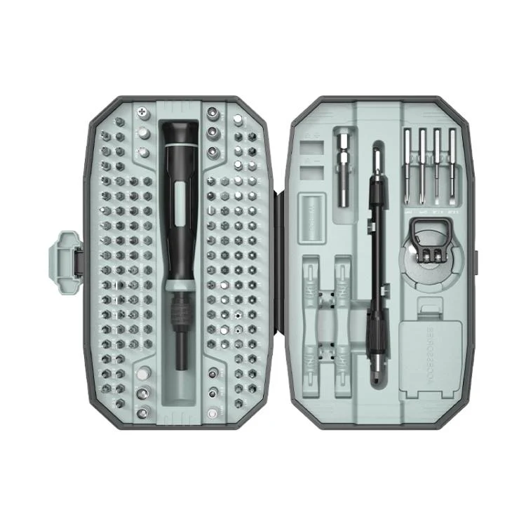 152 in 1 Precision Screwdriver Tool Kit(Black Gray)