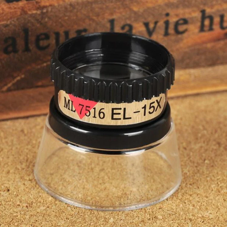15X Monocular Magnifier Pocket Portable Tube Magnifier Repair Map(Black) - Image 2