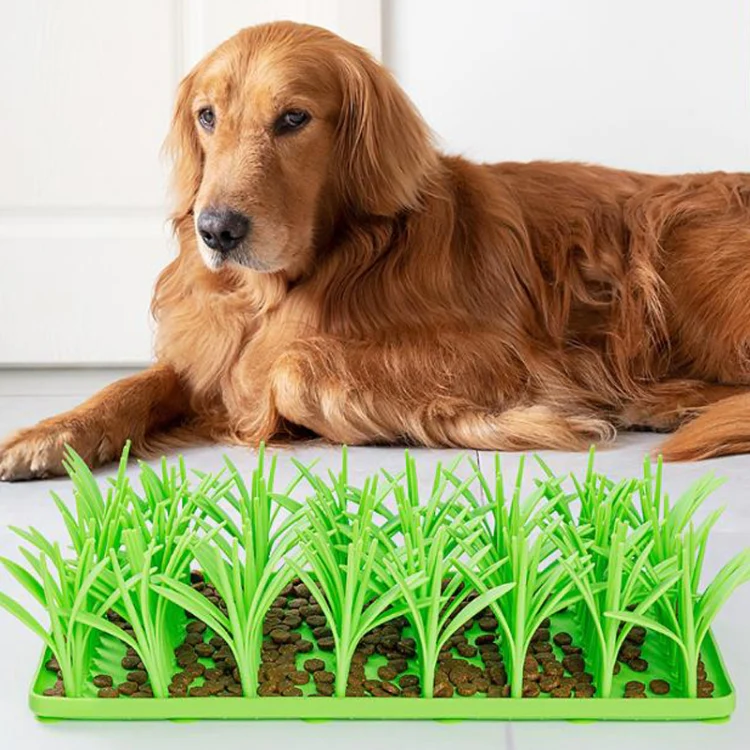 16.9 x 36.1 x 8.65cm Pet Silicone Slow Eating Mat Cats And Dogs Feeding Non-Slip Licking Pads(Green) - Image 2
