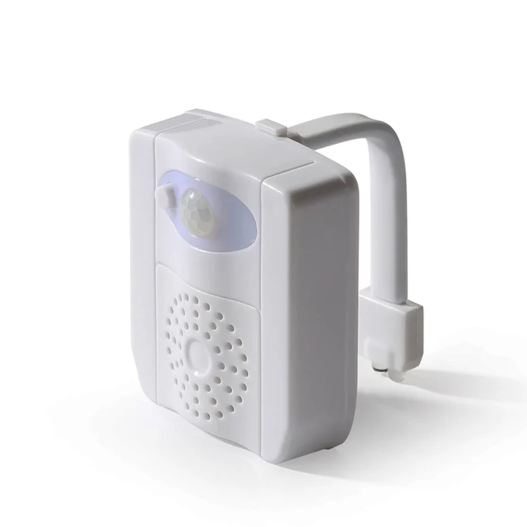16-colors PIR Motion Sensor + Light Sensor UV Sterilization Aromatherapy LED Light, Home Toilet Bathroom Seat Night Light, DC 5V - Image 2