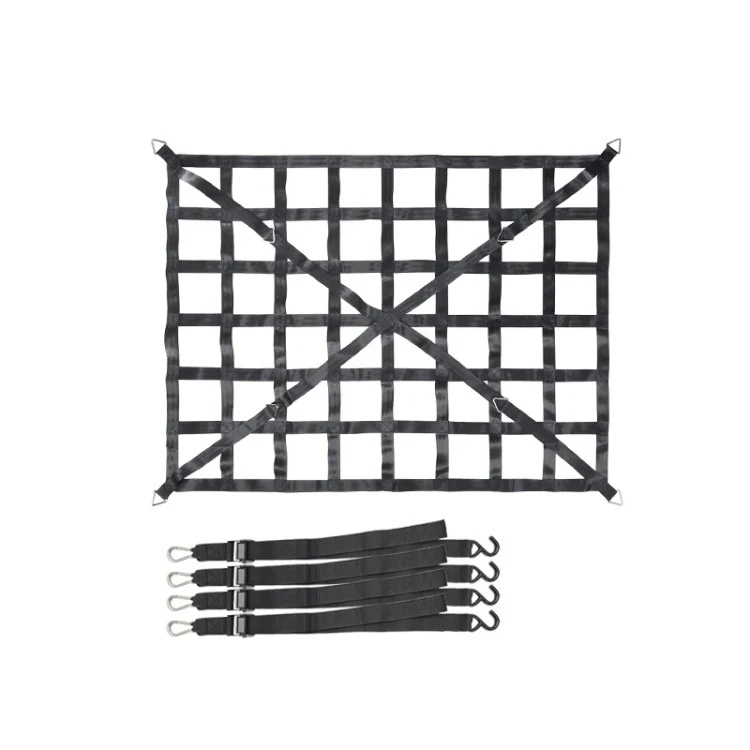 167x127cm Truck Bed Cargo Net Pickup Bed Netting Strap