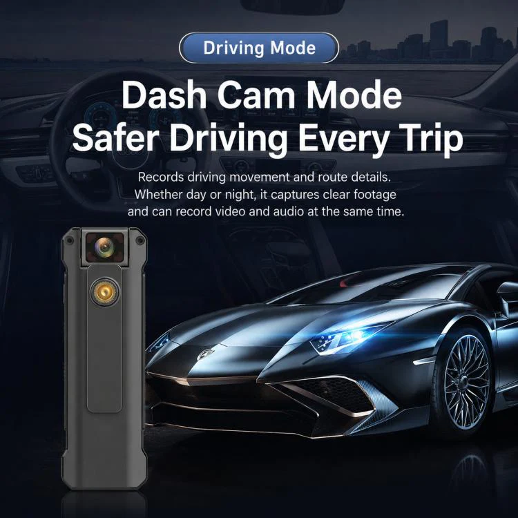 180-Degree Rotatable Lens Magnetic Body Camera 1080P Action Cam with OLED Display WiFi Version - Image 11