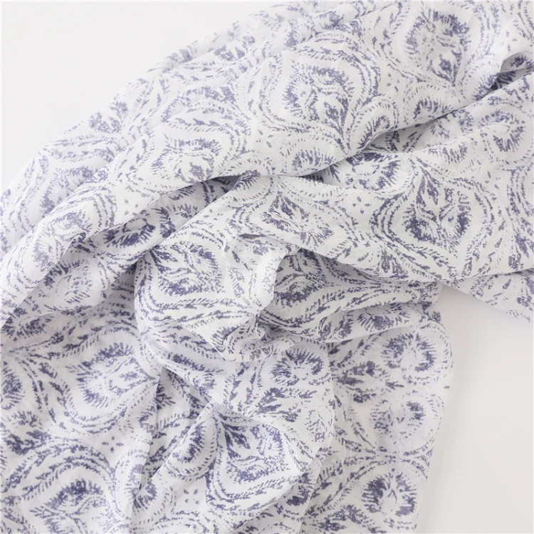 180 X 85cm  Women Cotton And Linen Scarf Retro Splicing Bohemian Printed Silk Shawl SL2004-052 - Image 5