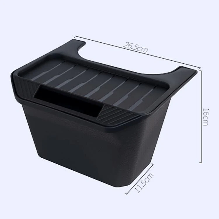 1868C For Tesla Model Y 2022-2024 Car Trash Can Rear Seat Storage Box - Image 12