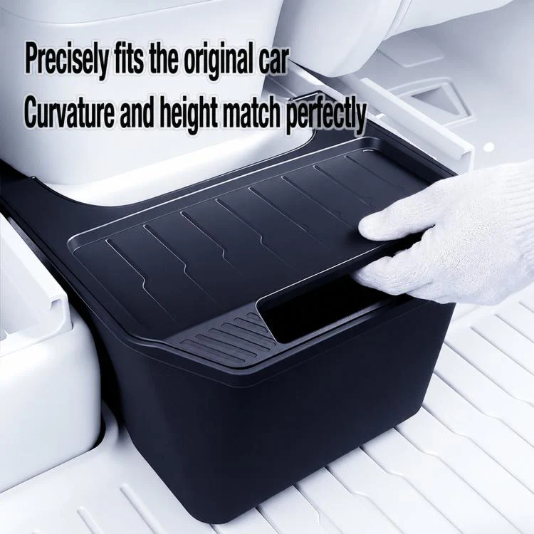 1868C For Tesla Model Y 2022-2024 Car Trash Can Rear Seat Storage Box - Image 4