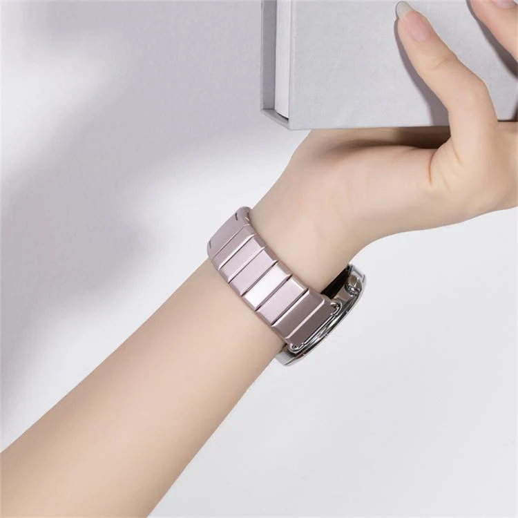 18mm Quick Release Spring Bar One Bead Butterfly Clasp Adjustable Link Stainless Steel Watch Band(Silver) - Image 8