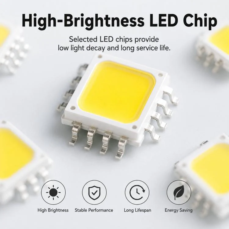 18W Round 6500K Recessed LED Panel Downlight Flat Can Light Full Plastic Insulated Ceiling Lamp - Image 5