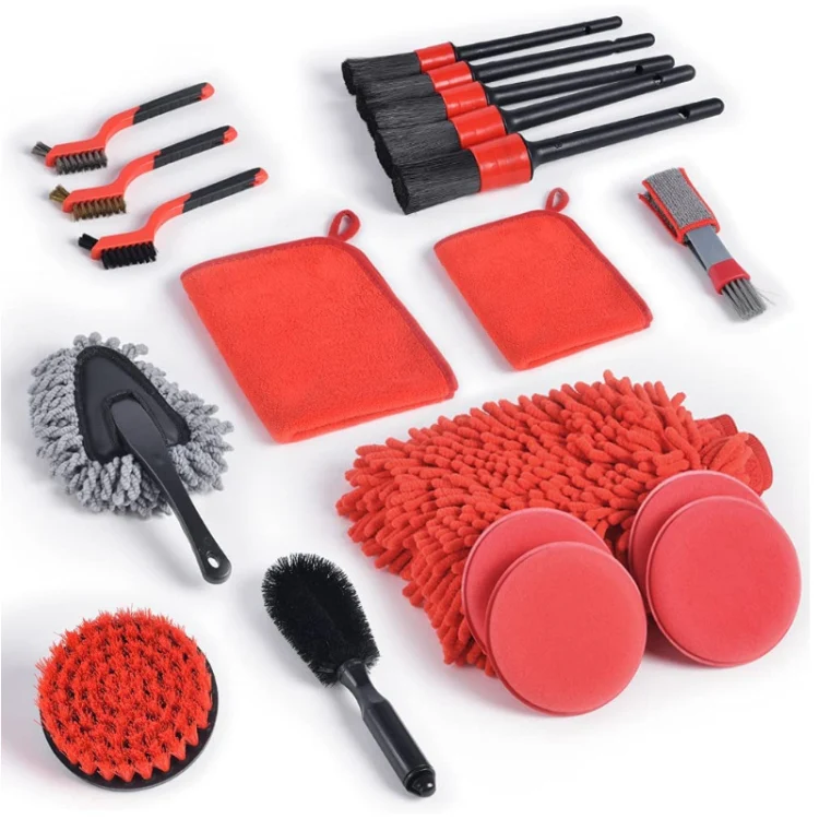 19 in 1  Car Wash Cleaning Brush Electric Drill Brush Head Cleaning Brush Tire Cleaning Brush - Image 2