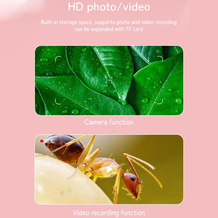 2.4 inch Screen Handheld Children Insect Observation Microscope(Yellow) - Image 7