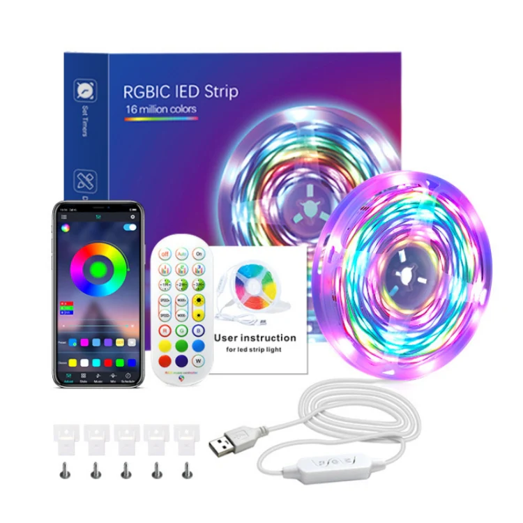 2.4G Remote Control LED Symphony Marquee Light Strip, Length: 4m 56 LEDs - Image 7