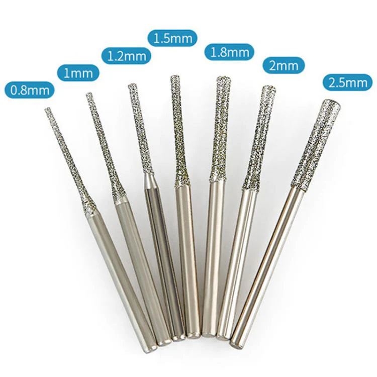 2.5mm Carborundum Drill Bit Jade Emerald Agate Drill Bit Extended Diamond Grinding Bit - Image 10