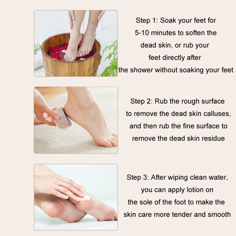 2 in 1 Double-sided Foot Grinder Crystal Glass Manual Epilator(Green) - Image 10