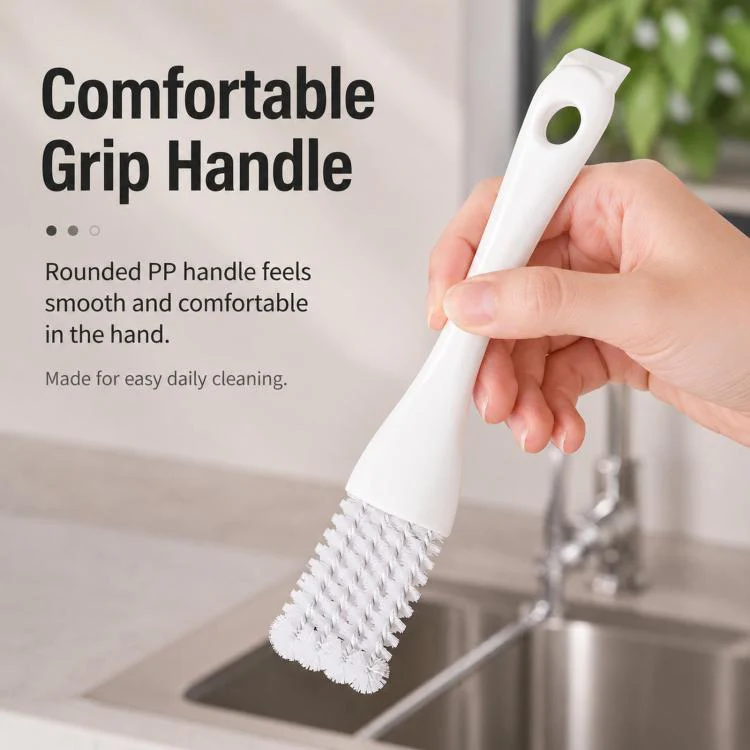 2-in-1 Grill Grate Cleaning Brush Wire Rack Cleaner with Tail Scraper, Handheld Stove Crevice Seam Brush(OPP Packaged) - Image 7