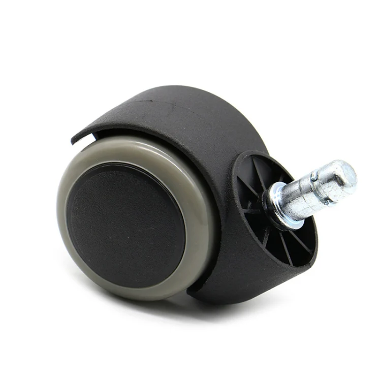 2 Inch 11 x 22mm Plunger Swivel Casters Chair Replacement Wheels(Gray)