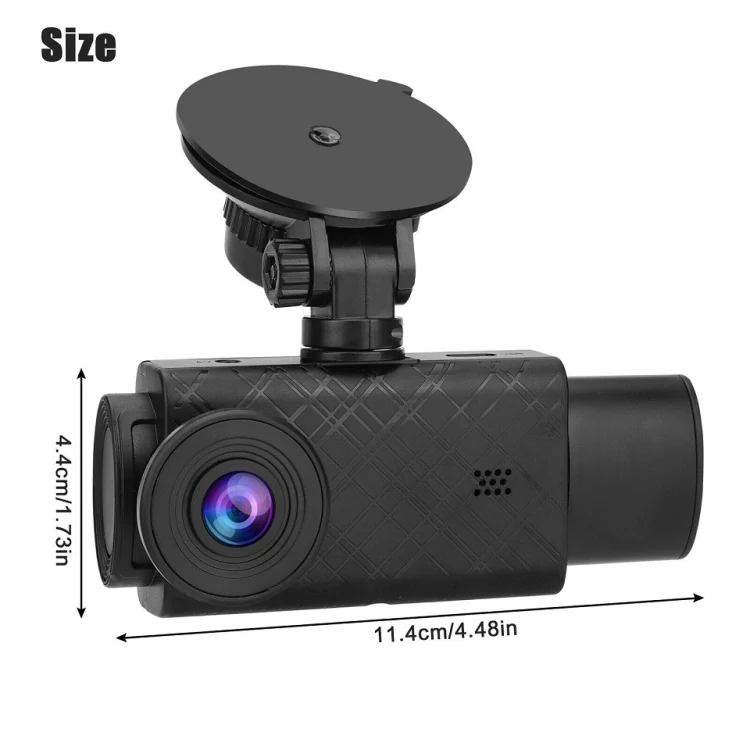 2 Inch Screen 3-Record 1080P Driving Recorder - Image 3