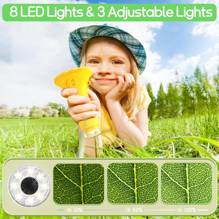 2 inch Screen Handheld Children Optical Microscope(Orange) - Image 5