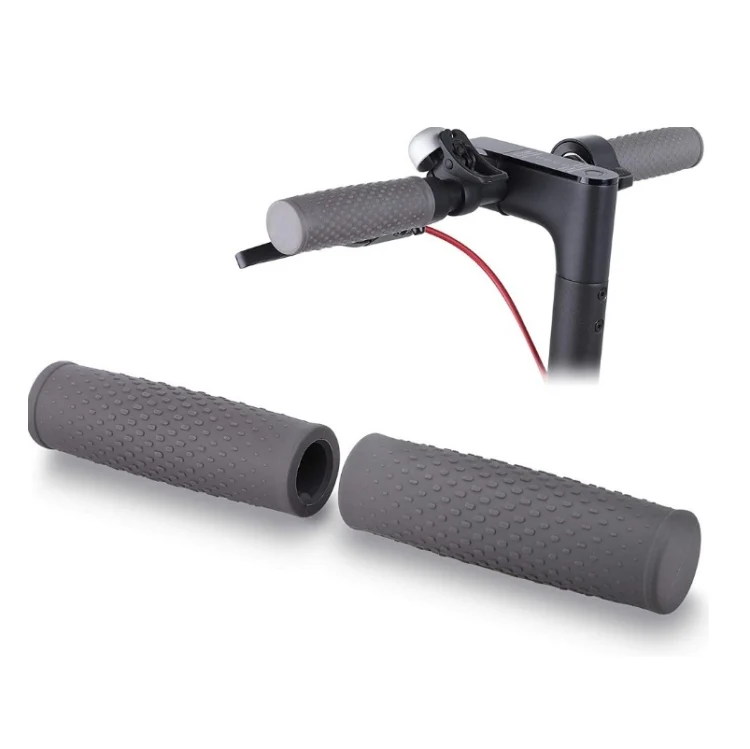 2 Pairs Scooter Accessories Handlebar Rubber Handle Cover For Xiaomi Mijia M365 / M365 Pro(Gray) - Image 6
