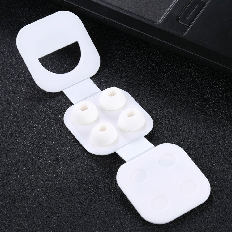 2 Pairs Soft Silicone Ear Caps with Net for AirPods Earphones, Size:M - Image 4