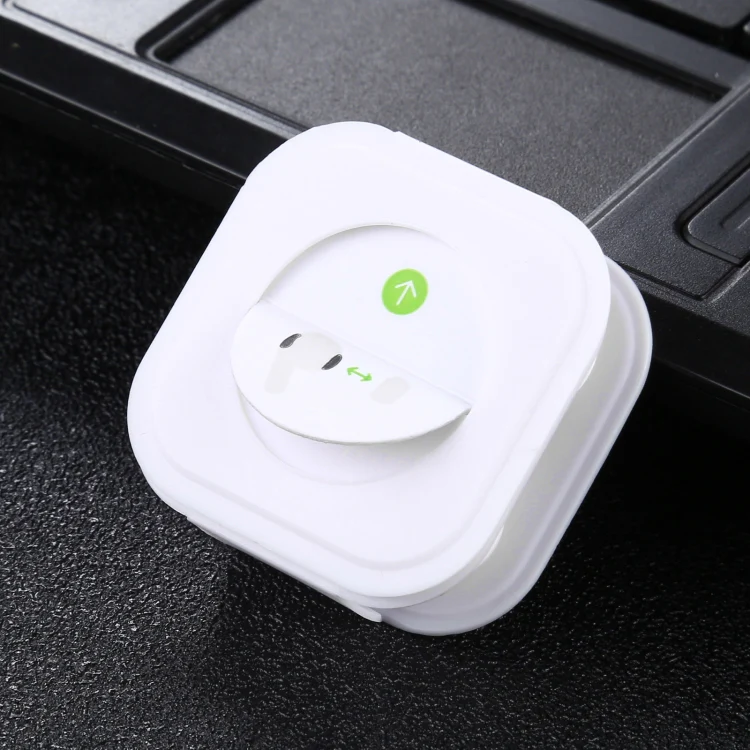 2 Pairs Soft Silicone Ear Caps with Net for AirPods Earphones, Size:M - Image 5
