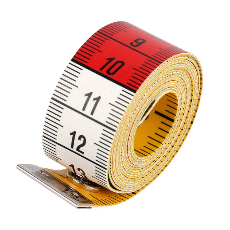 2 PCS 1.5m Button Measuring Tape Tool Measuring Clothes Waist Bust Measurement Sewing Tools - Image 2