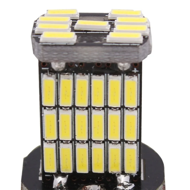 2 PCS 1156 9W 450LM White Light 45 LED 4014 SMD Car Brake Light Steering Light Bulb, DC 12V - Image 4