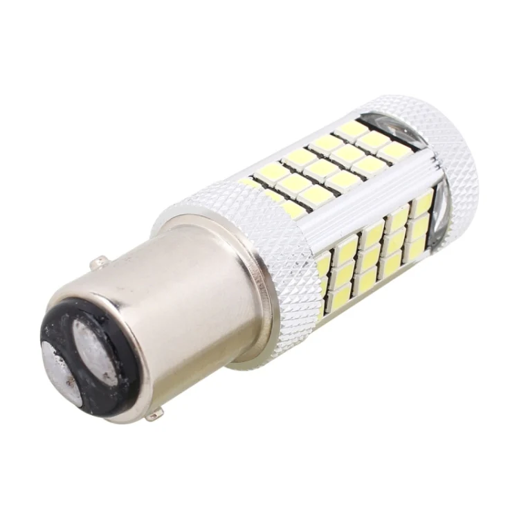 2 PCS 1157/BAY15D 12.6W 630LM 6500K White Light 2835 SMD 66 LED Car Brake / Steering Light, DC12V - Image 3