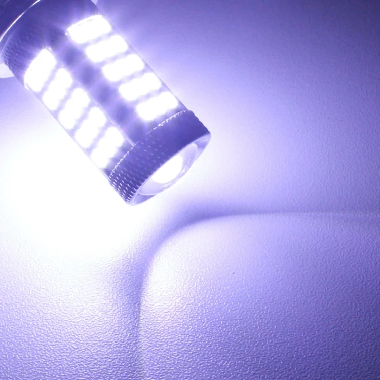 2 PCS 1157/BAY15D 12.6W 630LM 6500K White Light 2835 SMD 66 LED Car Brake / Steering Light, DC12V - Image 6