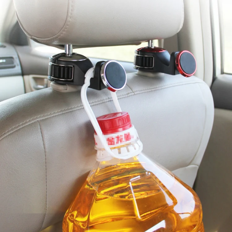 2 PCS Car Multifunctional Rear Headrest Mobile Phone Hook(Three Generation Magnetic Gold) - Image 6