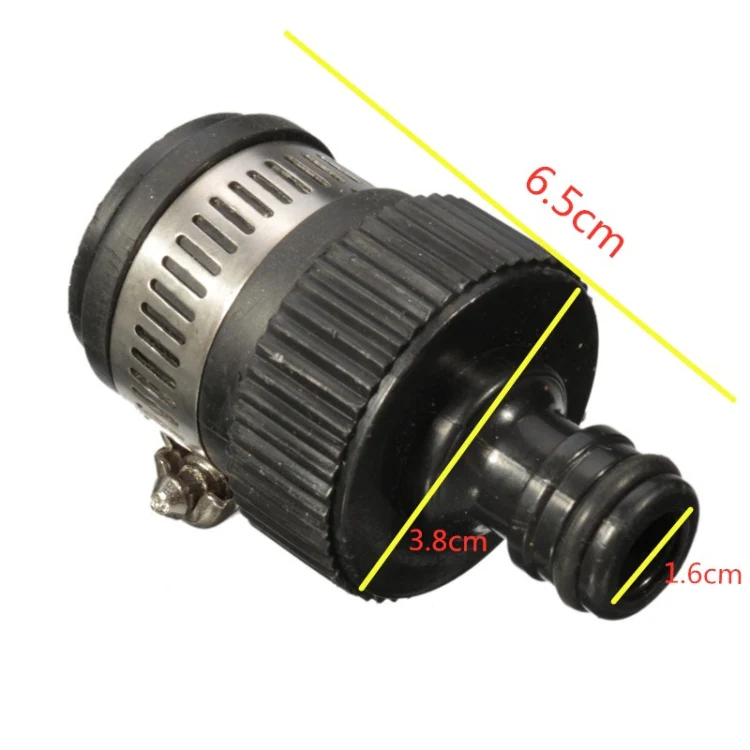 2 PCS Faucet Nipple Universal Joint Car Wash Water Gun Garden Clamp Joint - Image 6