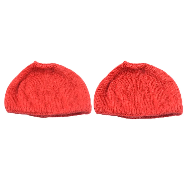 2 PCS Knitted Headphone Dustproof Protective Case for Beats Studio2(Red) - Image 2