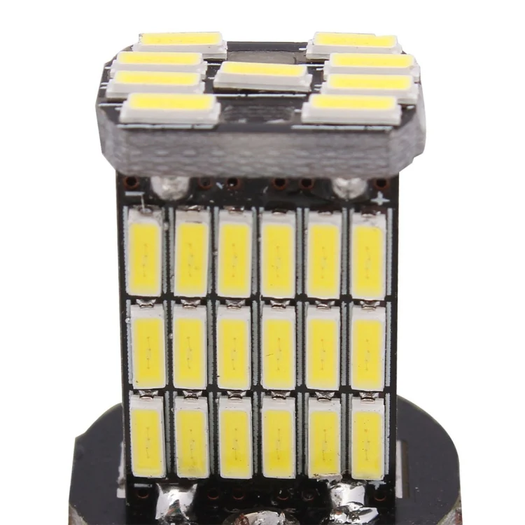 2 PCS T25 3156 9W 450LM White Light 45 LED 4014 SMD Car Brake Light Reverse Lamp Parking Light Bulb, DC 12V - Image 5