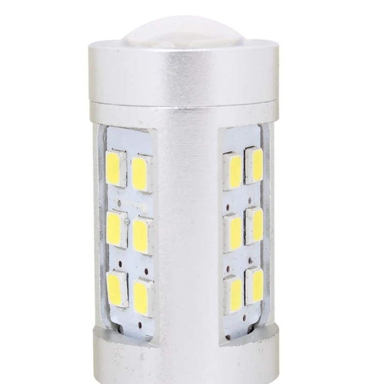 2 PCS T25 4.2W 630LM White Light Dual Wires 21 LED 2835 SMD Car Brake Light Daytime Running Light Bulb, DC 12V - Image 5