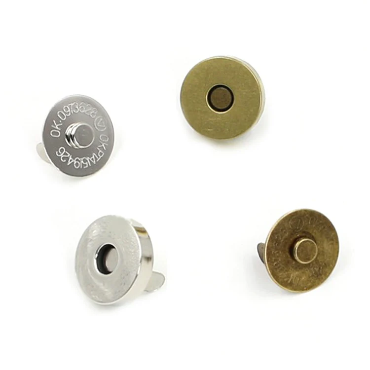 20 PCS Luggage Snap Buckle 10 Sets of 1.4 cm + 1.8 cm Bronze and Silver - Image 2
