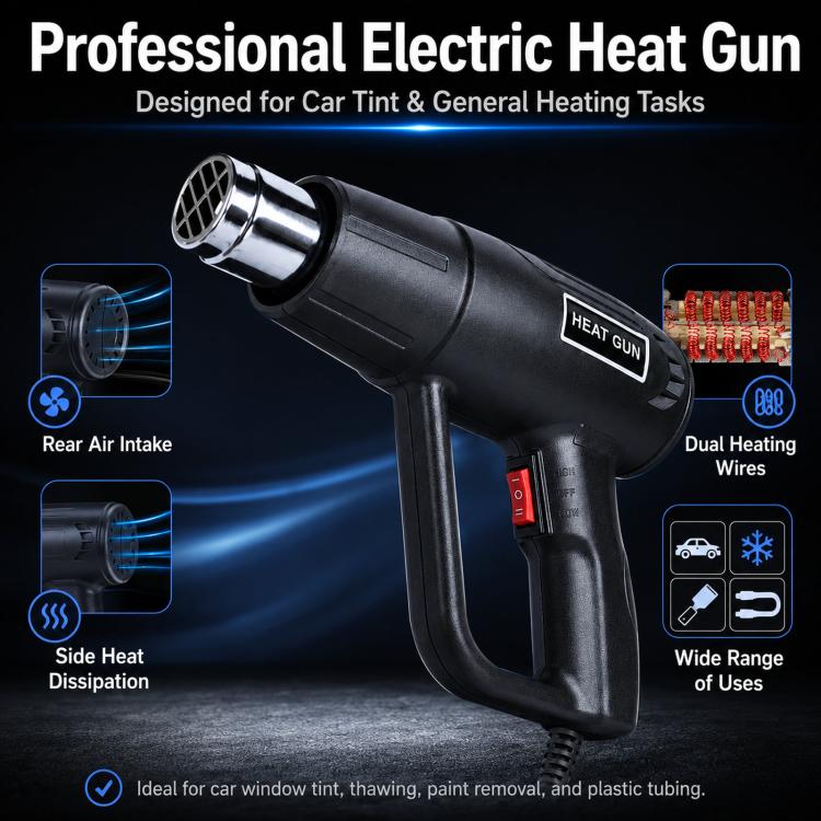 2000W Electric Heated Car Window Tinting Heat Gun(EU Plug) - Image 6