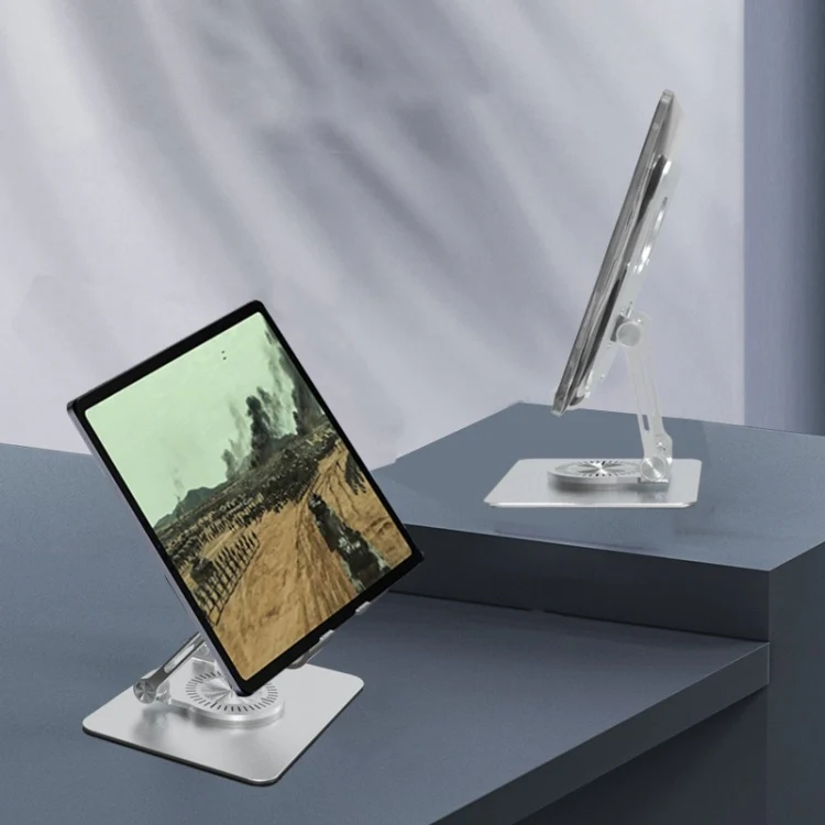 2026 Folding Adjustable Height Ergonomic 360 Rotation CNC Aluminum Desk Laptop Stand - Image 3