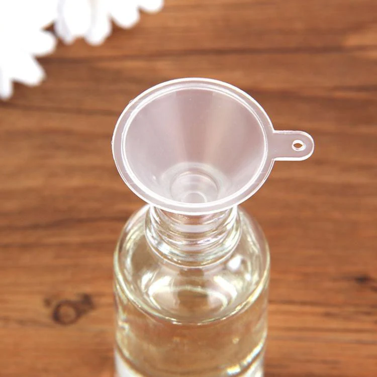 20pcs Mini Funnels For Small Bottles Clear Plastic Tiny Funnel For Filling Essential Oils, Perfume, Travel Toiletries, And Cosmetics,(Semi-transparent) - Image 2
