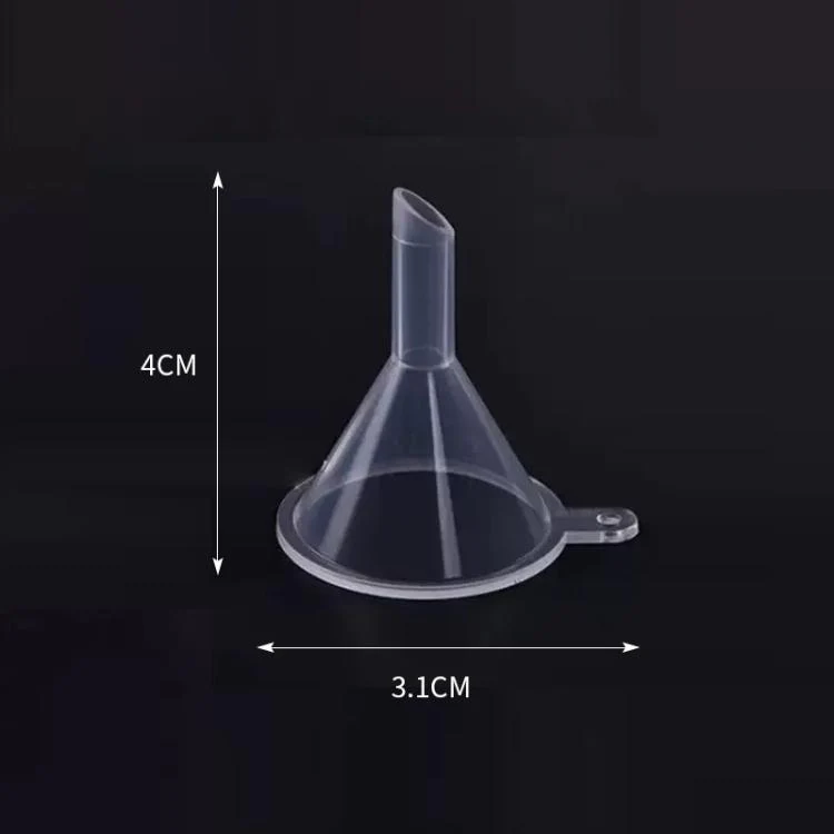20pcs Mini Funnels For Small Bottles Clear Plastic Tiny Funnel For Filling Essential Oils, Perfume, Travel Toiletries, And Cosmetics,(Semi-transparent) - Image 4
